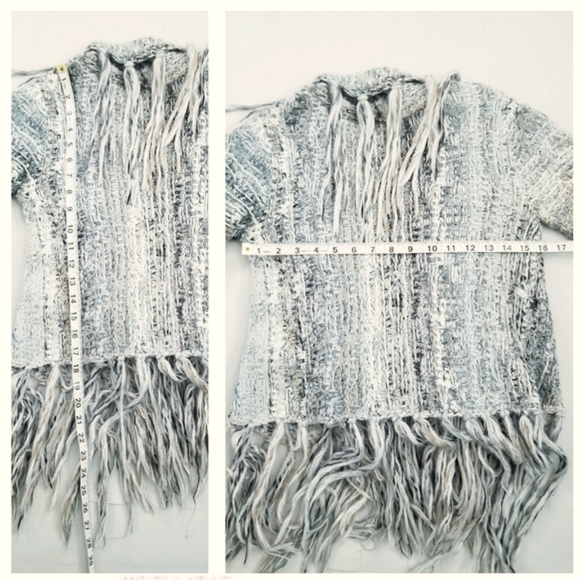 Free People Fringed Open Sweater Jacket - Picture 11 of 12